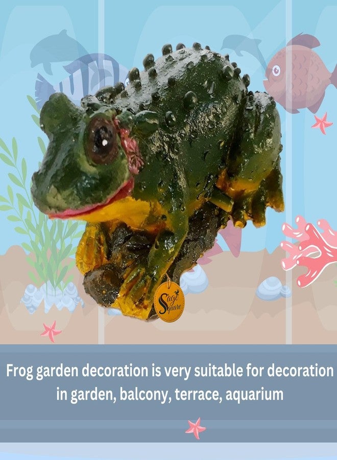 Sage Square Transform Your Aquarium into an Underwater Wonderland with Our Frog Bubble Making Stunning Collection of Decorative Ornaments and Accessories - Image 5